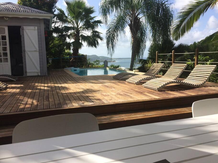 La Charmante Villa Coco Avec Magnifique Vue Mer Le Marin ภายนอก รูปภาพ