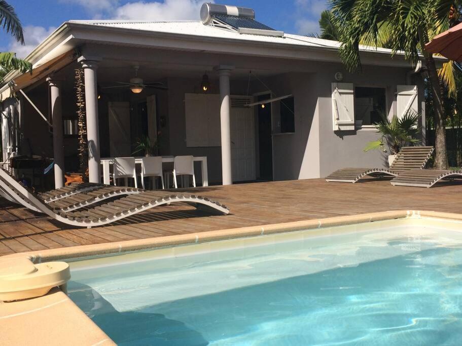 La Charmante Villa Coco Avec Magnifique Vue Mer Le Marin ภายนอก รูปภาพ