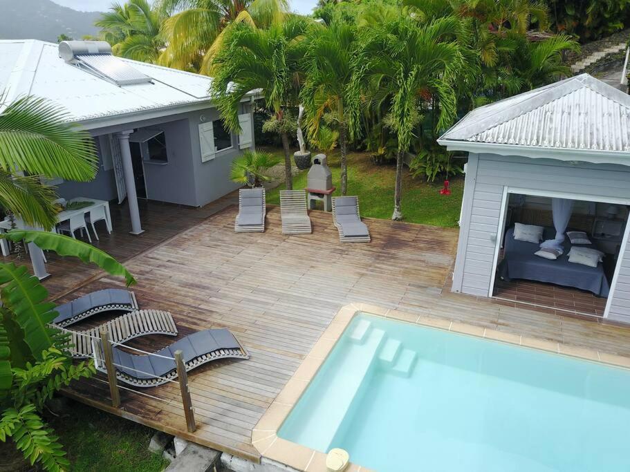 La Charmante Villa Coco Avec Magnifique Vue Mer Le Marin ภายนอก รูปภาพ