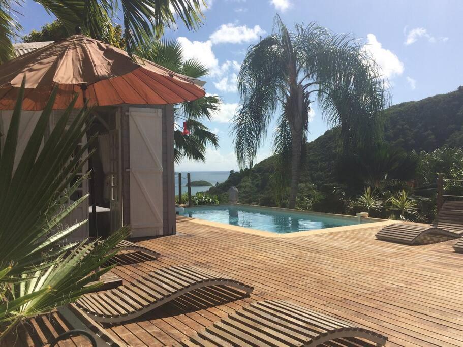 La Charmante Villa Coco Avec Magnifique Vue Mer Le Marin ภายนอก รูปภาพ